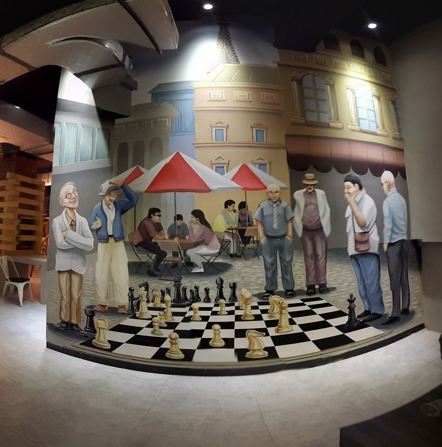 I Created Several Murals To Decorate Suan's Bakery