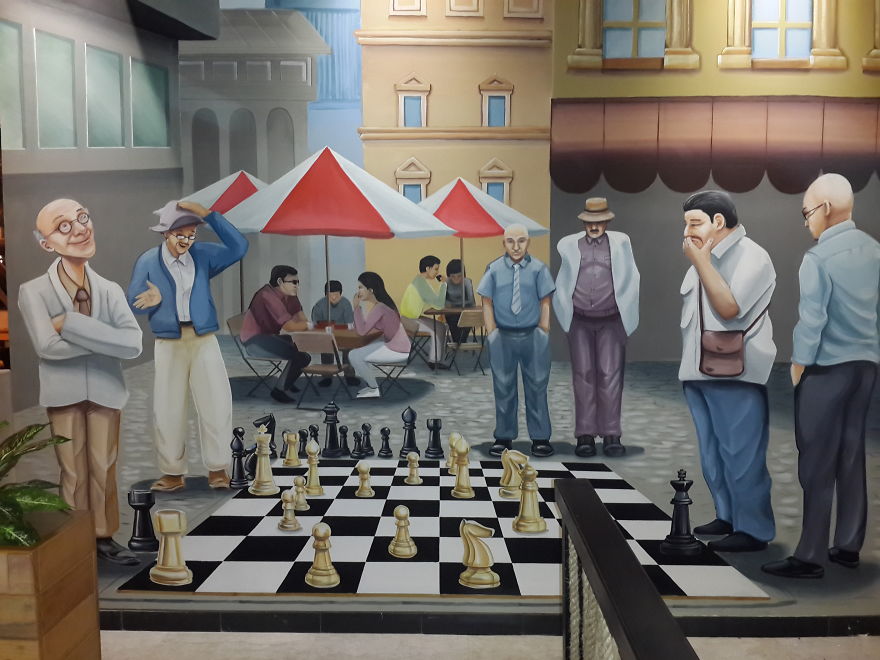 I Created Several Murals To Decorate Suan's Bakery