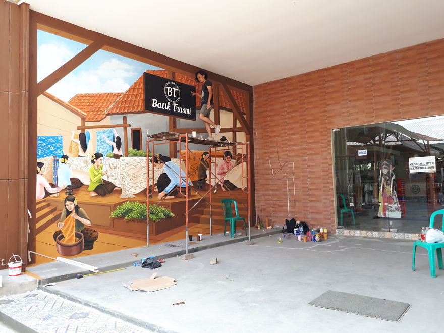 I Create A 3d Trick Art Of Bridge Above Clouds With The Concept Of Heaven