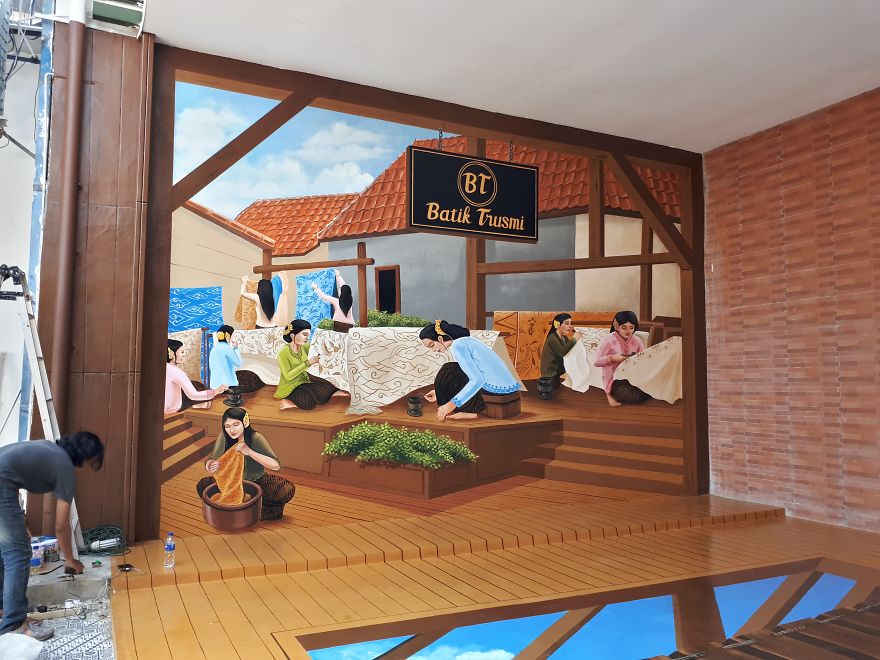 I Create A 3d Trick Art Of Bridge Above Clouds With The Concept Of Heaven