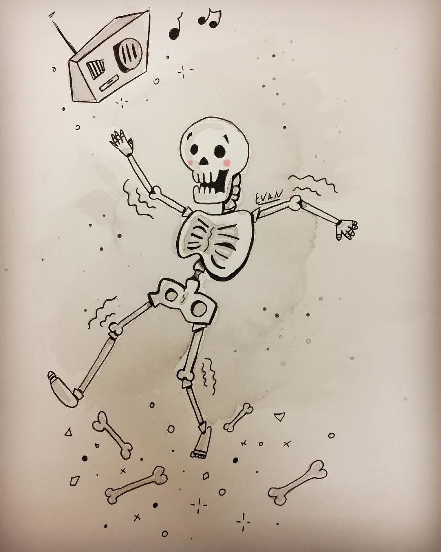 14 + Pics Artist Illustrates His Awsome Drawings On An Art Book !