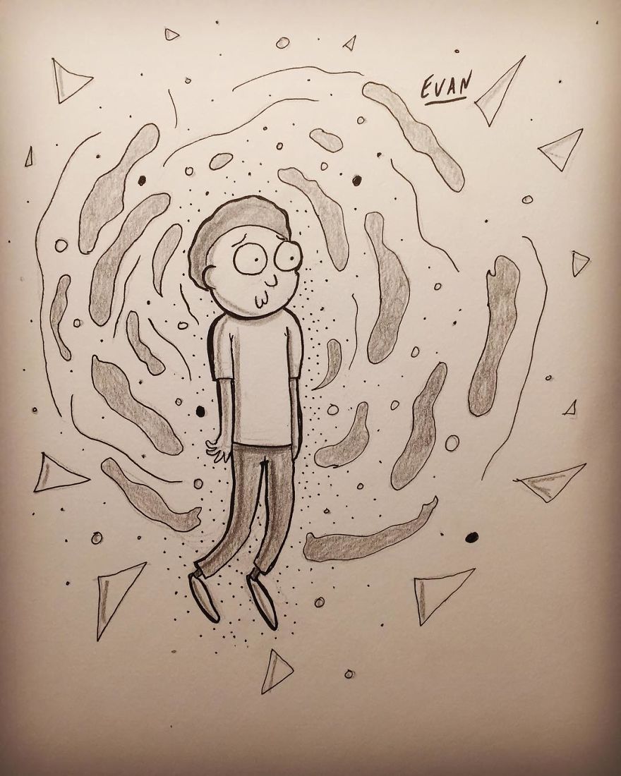 14 + Pics Artist Illustrates His Awsome Drawings On An Art Book !