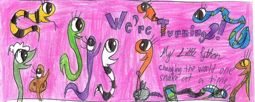 I Make Cute Drawings To Show People Snakes Aren't Evil