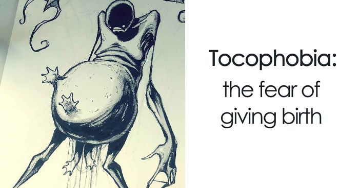 I Illustrated 31 Phobias For Feartober