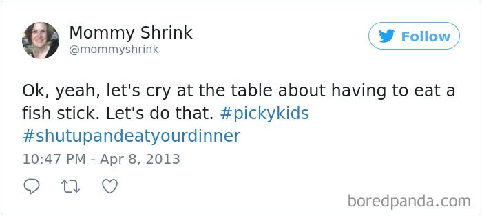 Parenting Food Tweet