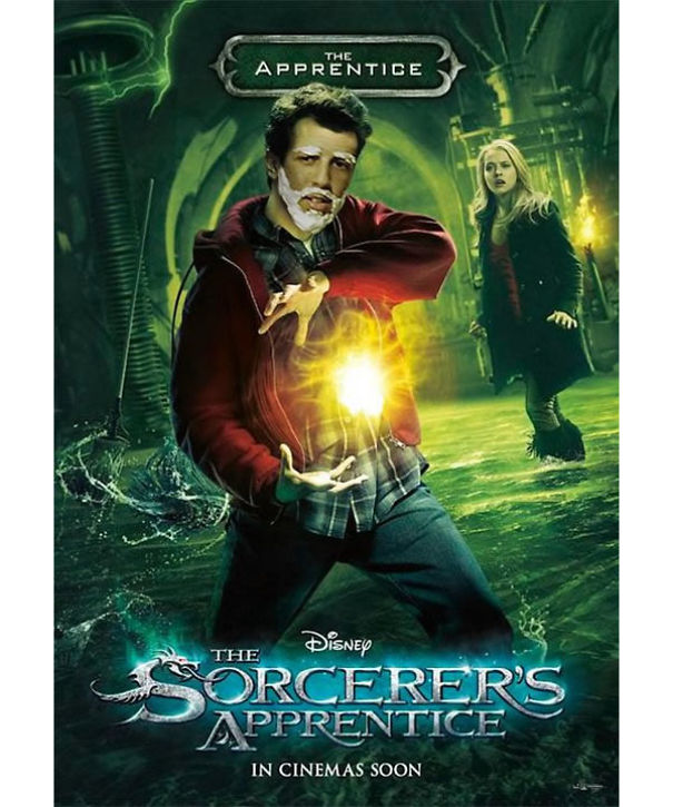 Guy Photoshops His Shaving Creme Character 'Creme Boy' In Movie Posters