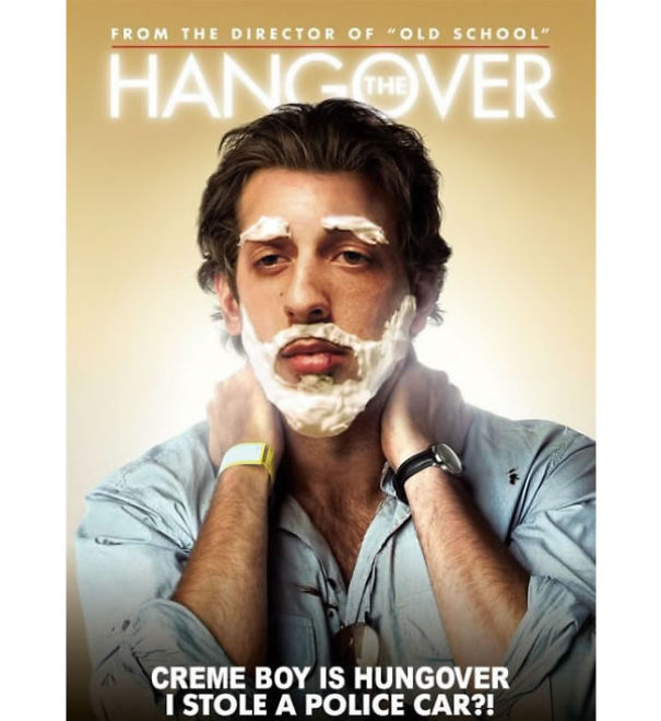 Guy Photoshops His Shaving Creme Character 'Creme Boy' In Movie Posters Guy Photoshops His Shaving Creme Character 'Creme Boy' In Movie Posters