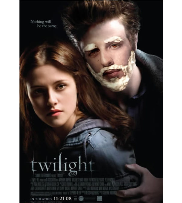 Guy Photoshops His Shaving Creme Character 'Creme Boy' In Movie Posters Guy Photoshops His Shaving Creme Character 'Creme Boy' In Movie Posters