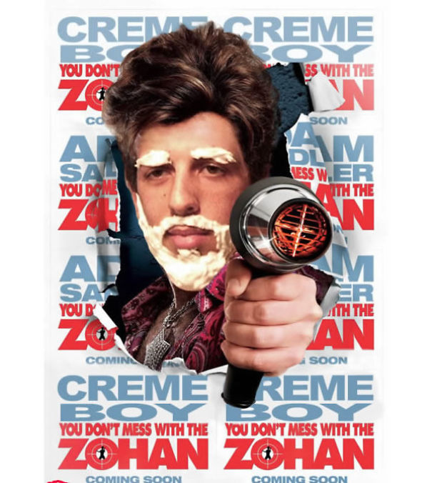 Guy Photoshops His Shaving Creme Character 'Creme Boy' In Movie Posters