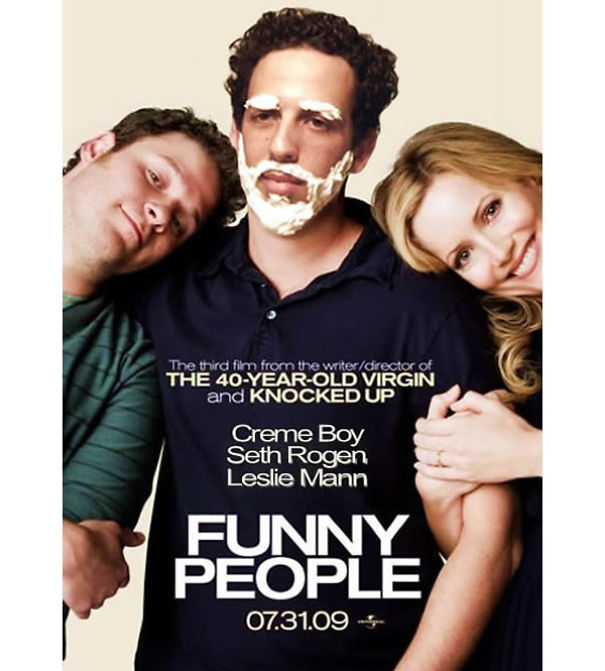 Guy Photoshops His Shaving Creme Character 'Creme Boy' In Movie Posters