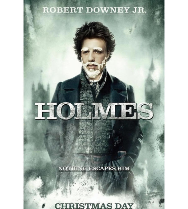 Guy Photoshops His Shaving Creme Character 'Creme Boy' In Movie Posters Guy Photoshops His Shaving Creme Character 'Creme Boy' In Movie Posters