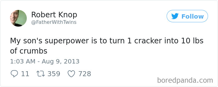 Parenting Food Tweet