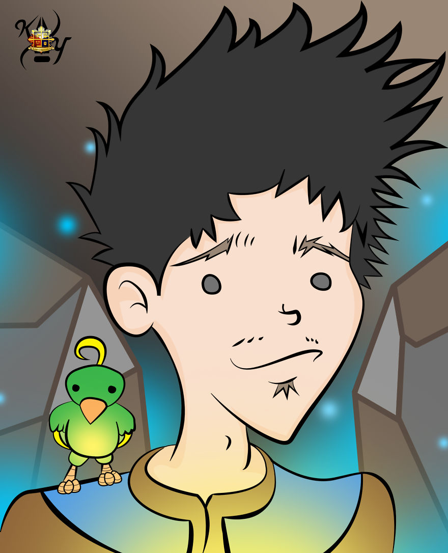 I Turned My Friend's Pictures In A Cute Illustrations