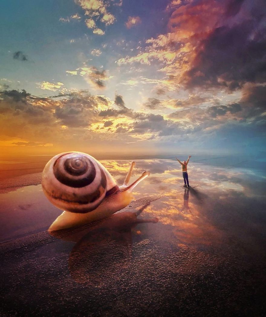 I Took Photos Of My Family And Digitally Edited Them Into A Crazy Fantasy Land