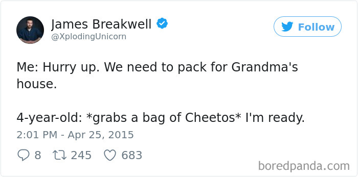 Parenting Food Tweet