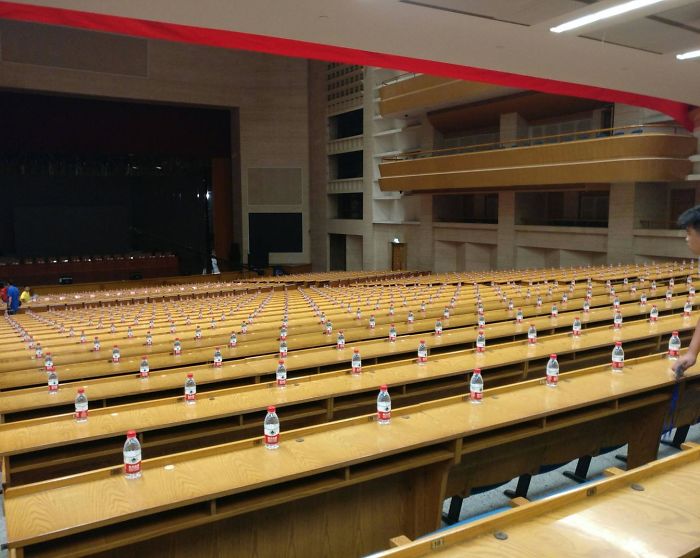 The Bottles Are Lined Up Perfectly