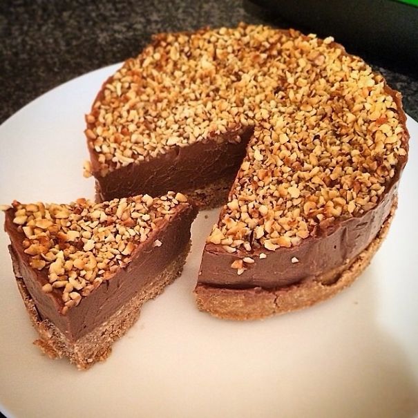 My Husband Made The Nutella Cheesecake For Us