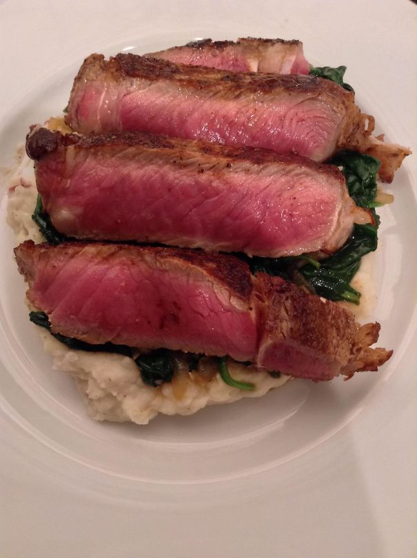 My Husband Made Some Bangin Delmonico's Tonight