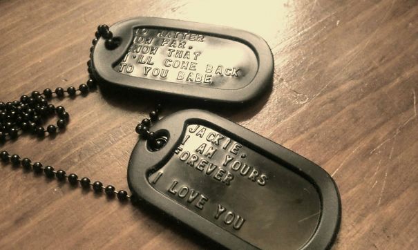 The Dog Tags My Husband Made Me Before He Left For Basic Training