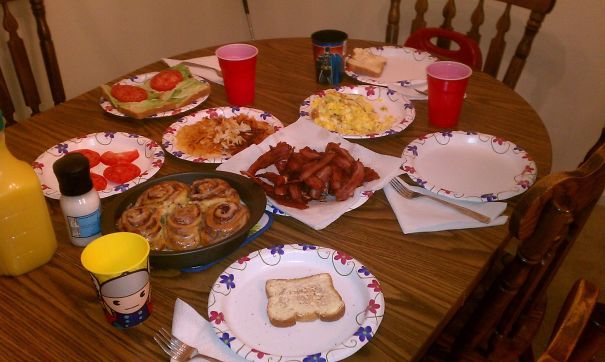 Made Breakfast For The Wife, Not Because I Was Bad Last Night Be Because I Was Awesome