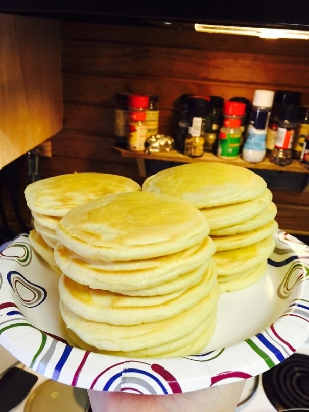Pancakes I Made For My Wife This Morning