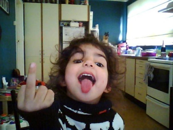 So My Daughter Found The Webcam, And Took A Pic... I Swear I'm A Good Parent