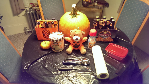 Waiting For My Girlfriend To Get Home So I Can Surprise Her With This. She Really Likes Pumpkins. It's Going To Be A Fun Night