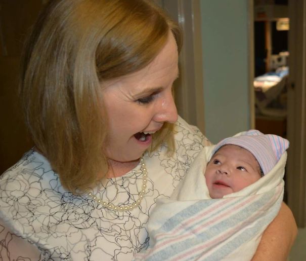 My Mom Meets Her First Granddaughter