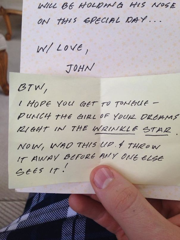 So My Uncle Included These Words Of Encouragement In My Christmas Card This Year