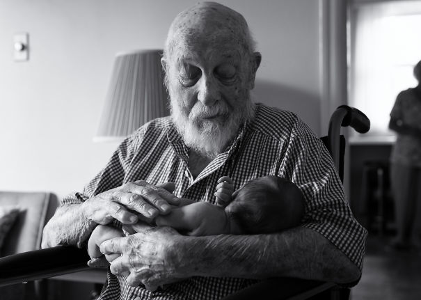 My Daughter Meets Her Great-Grandfather