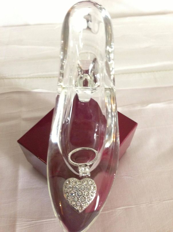 My Girlfriend Has Loved Cinderella Since She Was A Little Girl. I Took Her To The Castle In Disney World And Gave Her This. What Do You Think?