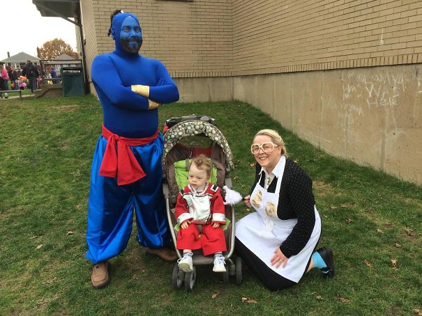 Our Family's Robin Williams Tribute Theme Halloween Costumes