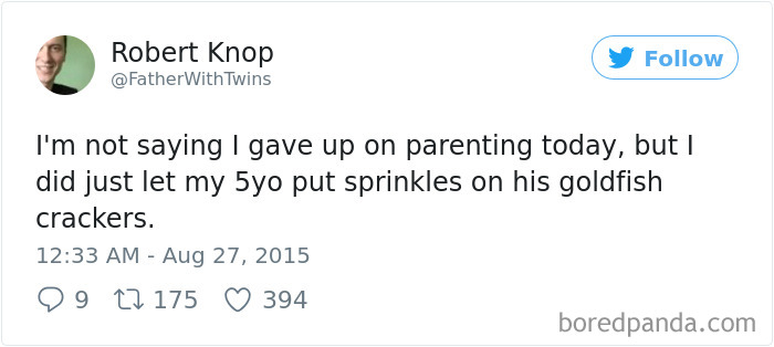 Parenting Food Tweet