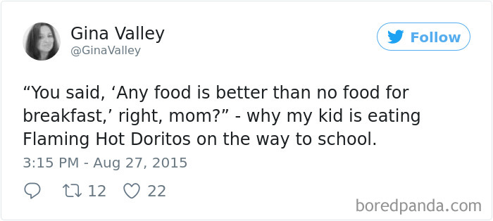 Parenting Food Tweet