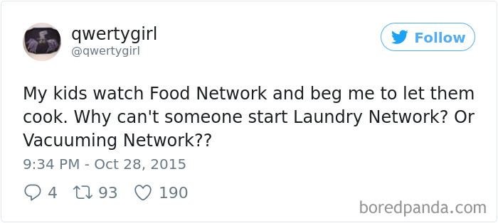 Parenting Food Tweet