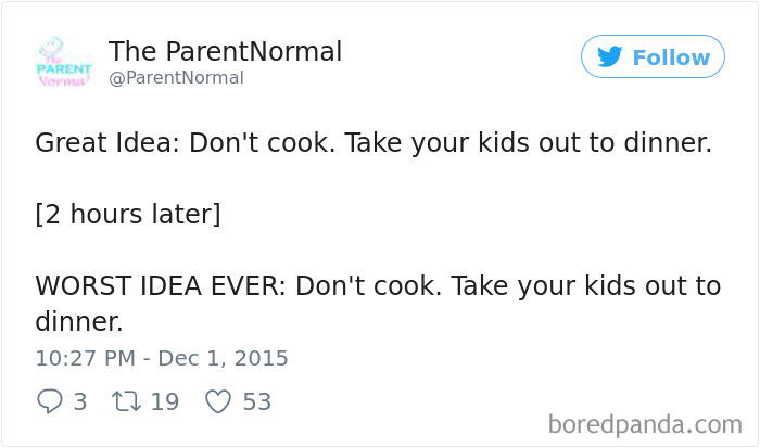 Parenting Food Tweet