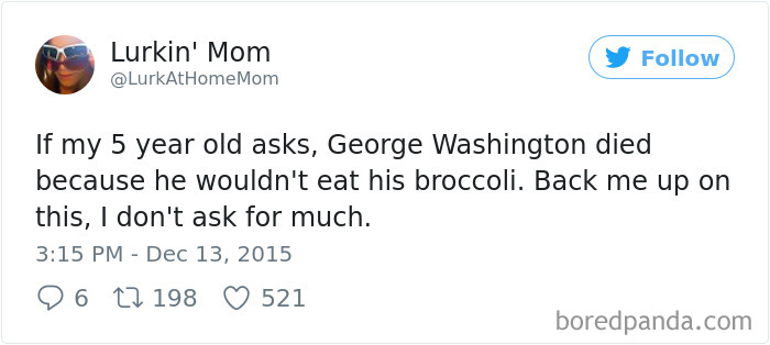 Parenting Food Tweet