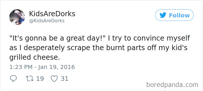 Parenting Food Tweet