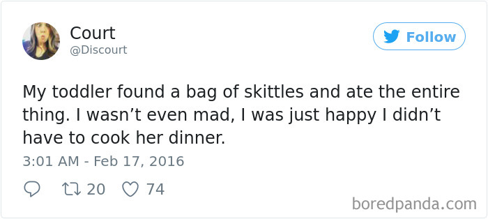 Parenting Food Tweet