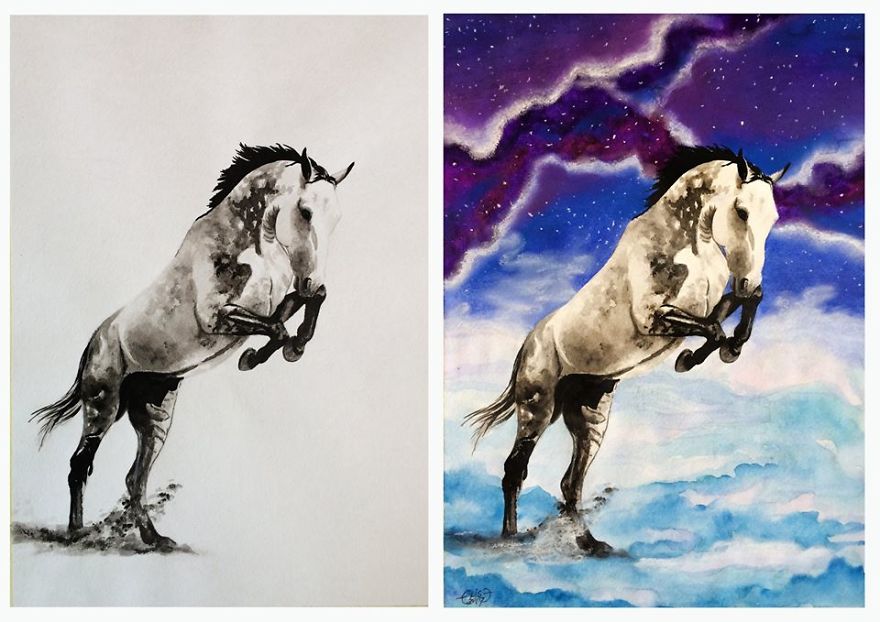 Estonian Artist Captures Personalities Of Horses With Her Realistic Hand-Drawn Art Estonian Artist Captures Personalities Of Horses With Her Realistic Hand-Drawn Art
