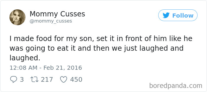 Parenting Food Tweet