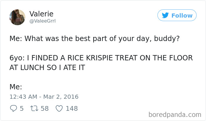 Parenting Food Tweet