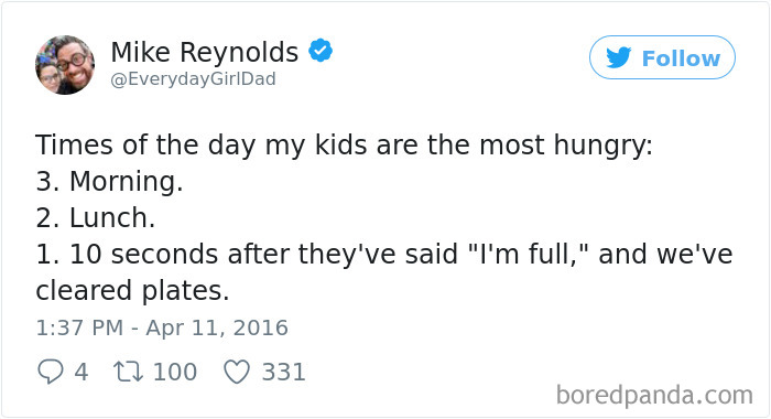 Parenting Food Tweet