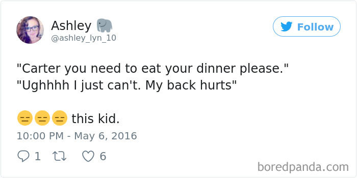 Parenting Food Tweet
