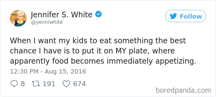Parenting Food Tweet