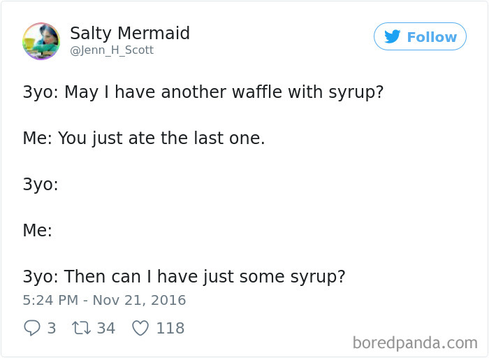 Parenting Food Tweet