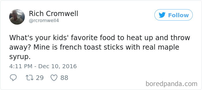 Parenting Food Tweet