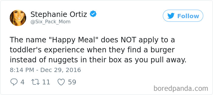 Parenting Food Tweet