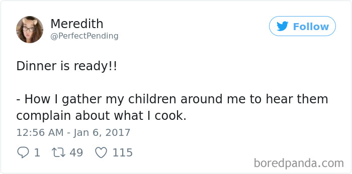 Parenting Food Tweet