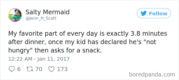 Parenting Food Tweet